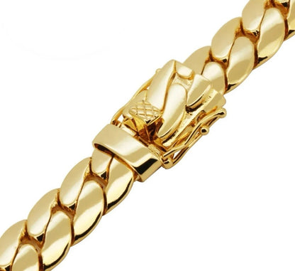 9mm Miami Cuban Link Bracelet