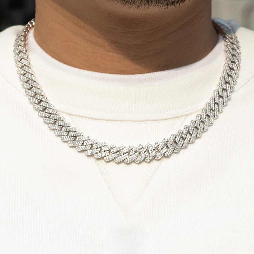 VVS Moissanite Cuban Link Chain