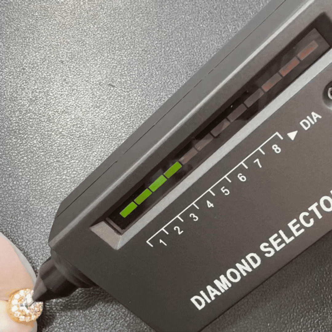 8mm 1.48ctw Moissanite Circle Halo Studs