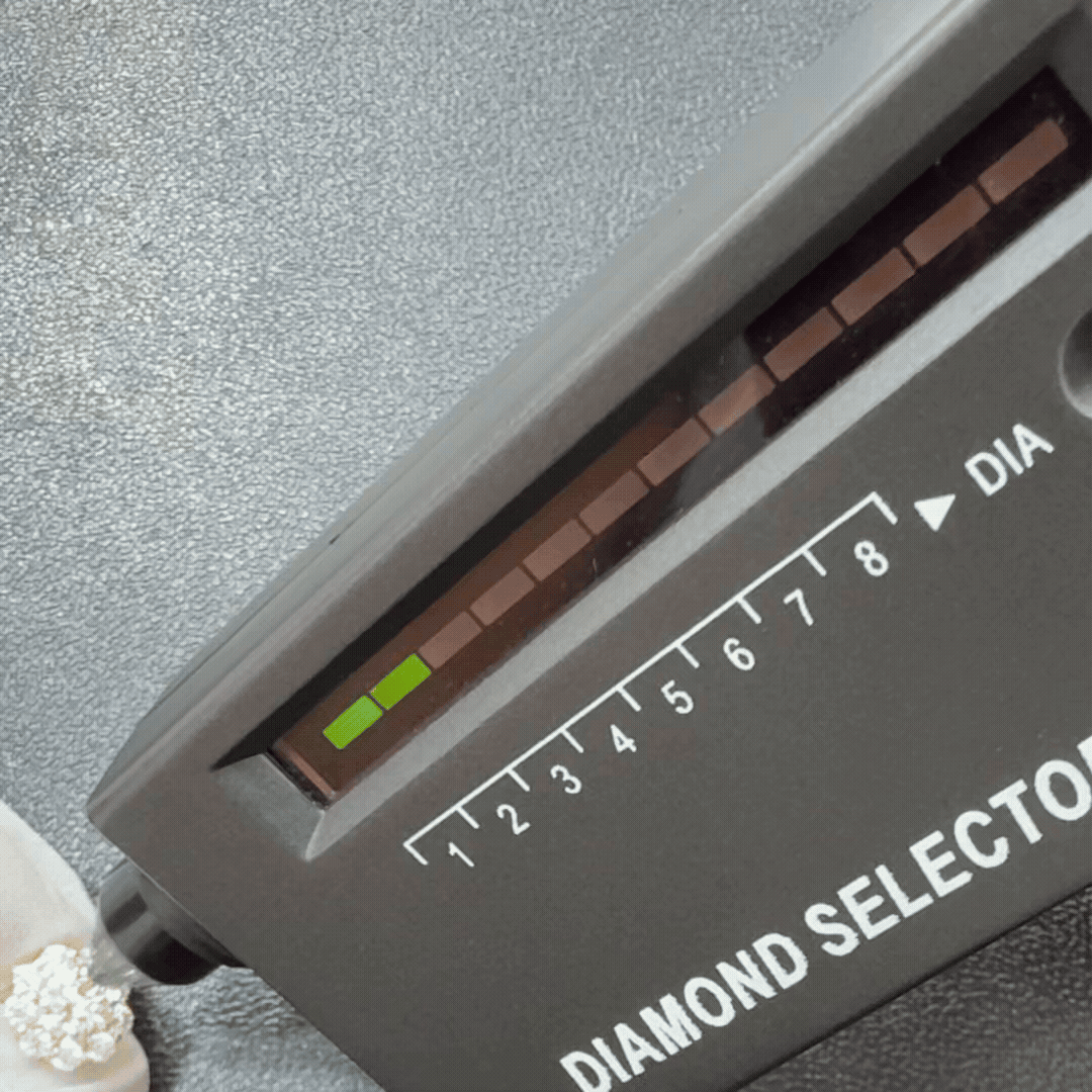 9mm Moissanite Circle Cluster Studs