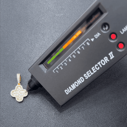 0.9 ctw Moissanite Clover Pendant