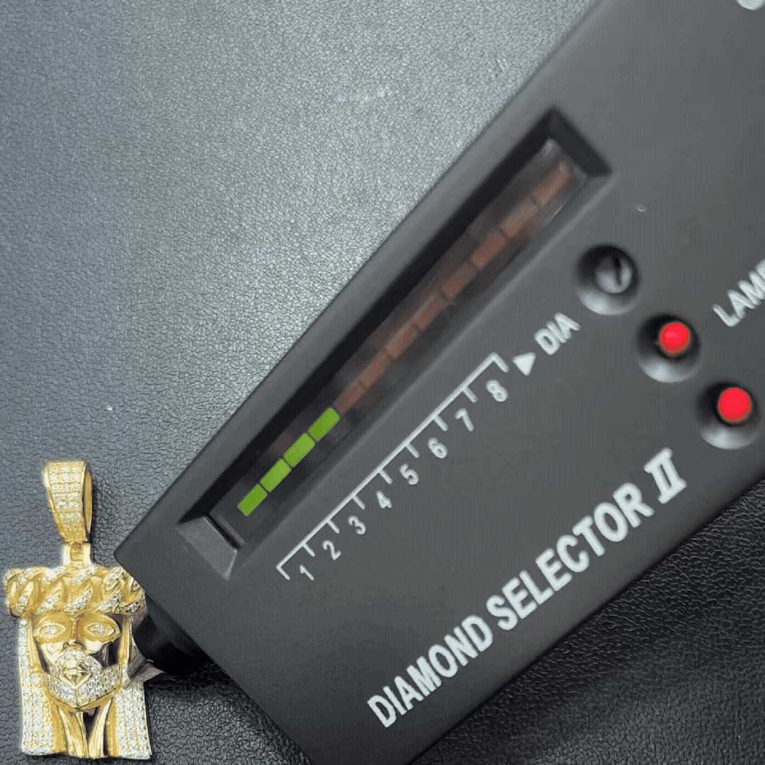 VS Moissanite Jesus Pendant