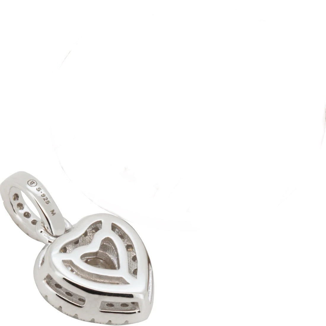 VS Moissanite Heart Pendant