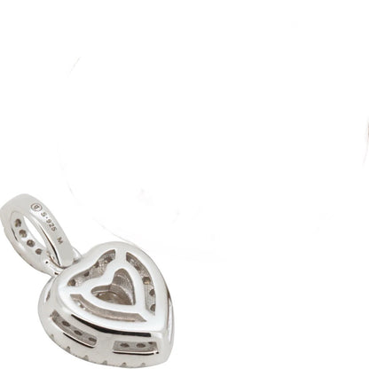 VS Moissanite Heart Pendant