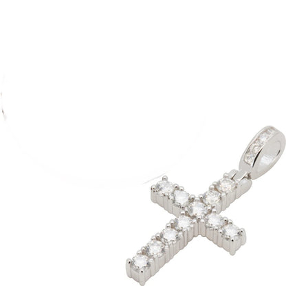 Moissanite Cross Pendant
