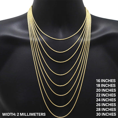 2mm Rope Chain
