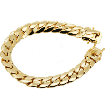 12mm Miami Cuban Link Bracelet