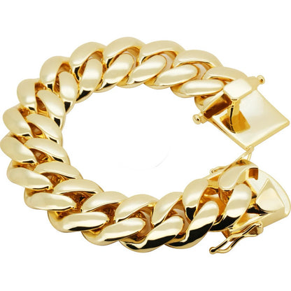 24mm miami Cuban Link Bracelet