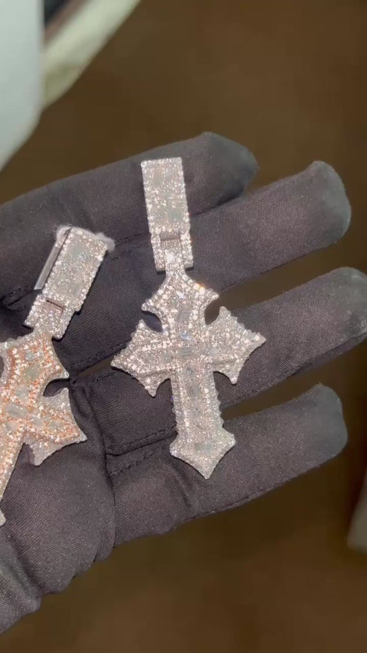 3D Cross Pendant