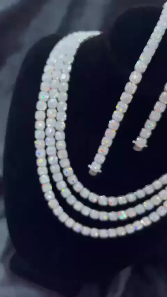 Cushion Style Round Solitaire Bracelet